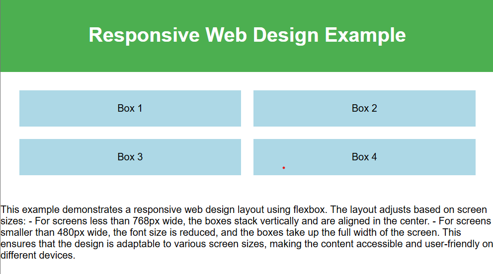 Responsive Web Design Example